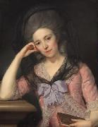 Maron, Anton von Portrait of Elisabeth Hervey France oil painting artist